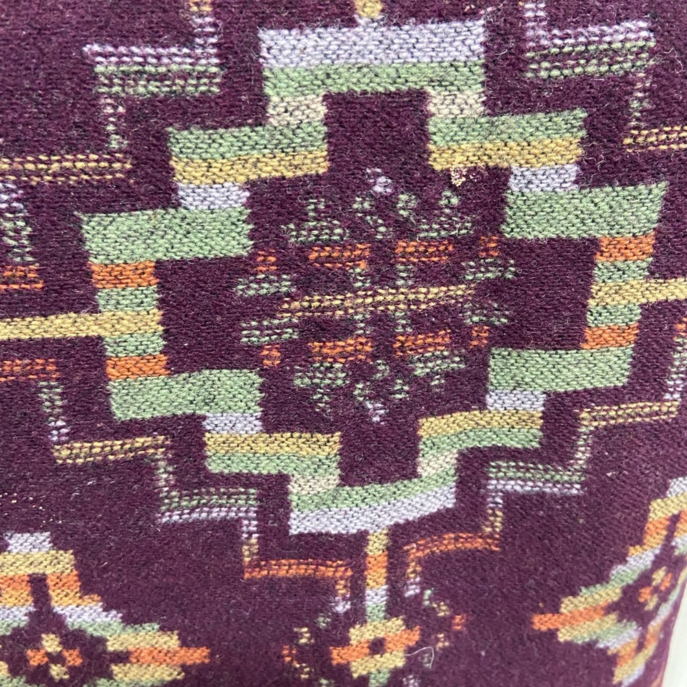 Elegant Pendleton 100% Wool Purple Patterned Slee… - image 5